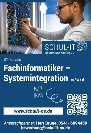 Schul-IT Stellenanzeige Fachinformatiker