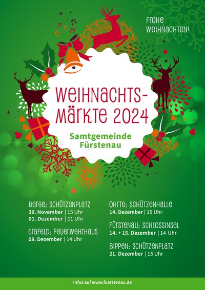 Weihnachtsmarktplakat 2024